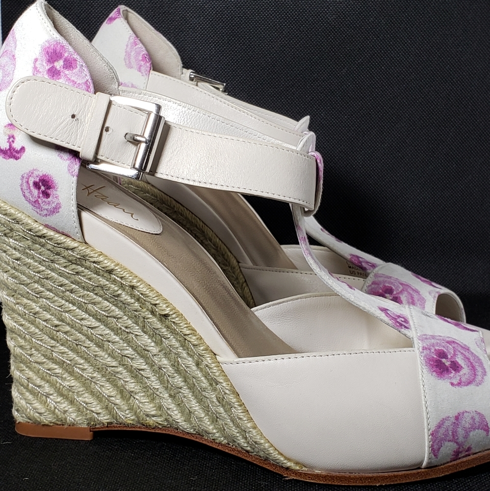 COLE HAAN Air Zoe OT Wedge, Pansy Print 9.5